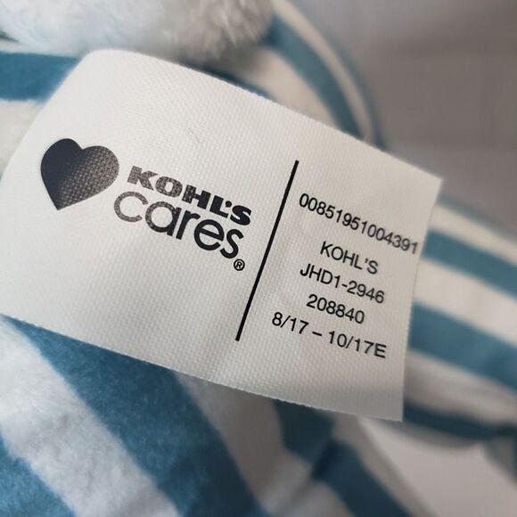 CUTE Kohl's Cares Goodnight Moon Bunny Rabbit Plush Stuffed Animal Tags Attached - Picture 5 of 6